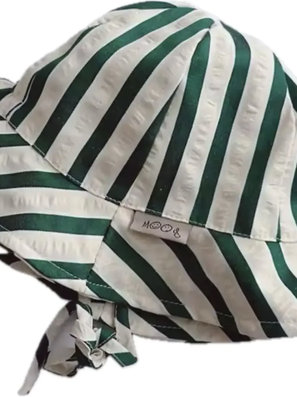 New boy girl baby's, toddler's Green & White Striped Sun Hat